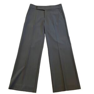 Stefanel Dark Grey Wide Leg Trouser Size 6